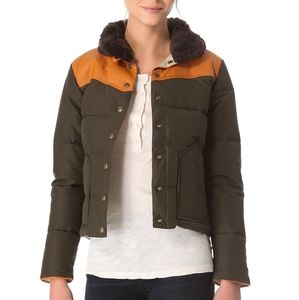 Penfield Puffer coat with shearling